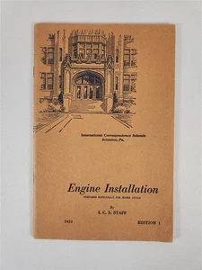 Engine Installation By L.C.S. Staff Edition 1 Serial 2432 1945 Ed. - Imagen 1 de 3