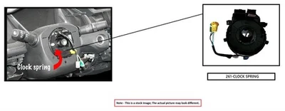 SPIRAL CABLE/CLOCK SPRING LR018556 2013 LAND ROVER LR4 Foto 1 de 4