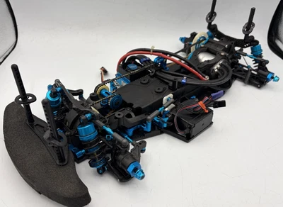 For parts TAMIYA TA-06 TA06 chassis with ESC and brushless motor - Image 1 of 4