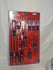 CRAFTSMAN Screwdriver 14-Piece Set Slotted & Phillips (CMHT65045) - Picture 1 of 9