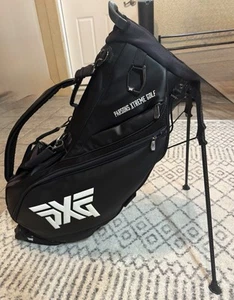 PXG Hybrid Stand Bag Black with 🇺🇸 patches. PXG & universal shoulder straps - Picture 1 of 15