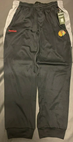 Chicago Blackhawks- Official NHL Reebok  "Center Ice Collection" Pants _*NEW!! Cover