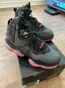 Nike LeBron 19 “Bred” (CZ0203-001) Mens Size 10 - Picture 1 of 5