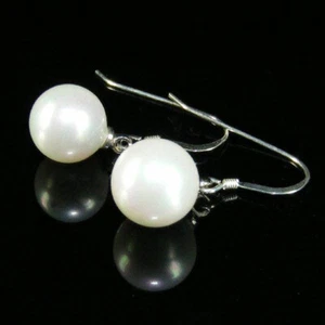 Bridal Hallmark 925 Sterling Silver made with Swarovski Pearls Earring R/037 - Picture 1 of 3