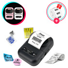 Mini Etikettenmacher Maschine Bluetooth Thermo Etikettendrucker Aufkleber Drucker E210
