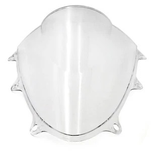 Clear DOUBLE BUBBLE WINDSCREEN WINDSHIELD For 11-14 SUZUKI GSXR GSX-R 600 750 - Picture 1 of 2