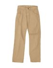 WRANGLER Boys Straight Casual Trousers 15-16 Years W28 L28 Beige Cotton AB08