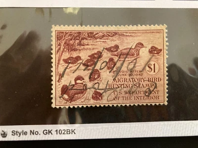 USA RW9 Used, HR, Missing Perf SCV $45. - Image 1 of 4