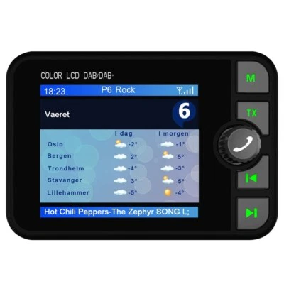 C6 Auto DAB Radio Empfänger FM Sender Bluetooth-kompatibel Musik Player - Bild 1 von 4