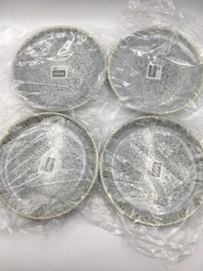 NEW Denby Halo Gray Speckle Salad Set of 4 - Picture 1 of 6