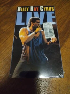 Billy Ray Cyrus Live On Tour VHS Tape New and Sealed 14 Hit Songs 60 Minutes - Picture 1 of 3