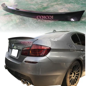 Painted BMW 11~16 F10 5-series Sedan A type trunk spoiler color: 300 white ◎ - Picture 1 of 3