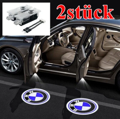 2xLED Laser Projector Door Light For BMW E90 E91 E60 E61 F10 F11 E84 E81 E82 E83 - Image 1 of 4