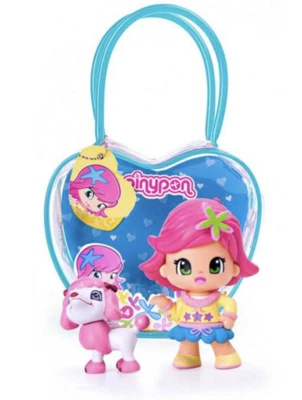 Bolso de Mano Pinypon con Muñeca y Caniche, Colorido Juego Miniatura Foto 1 de 3