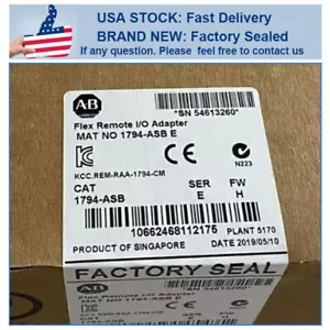 1794-ASB New Sealed Allen-Bradley 1794 ASB Flex Remote I/O Adapter FREE SHIPPING - Picture 1 of 6