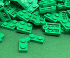 LEGO Plate / 1 x 4 / 2 x 2 Hinge Swivel / Green No. 19954, 73983 / 15 Pieces