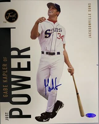 GABE KAPLER Signed Just Power 8x10 Auto Photo Rookie Autograph Manager GIANTS - Image 1 of 2