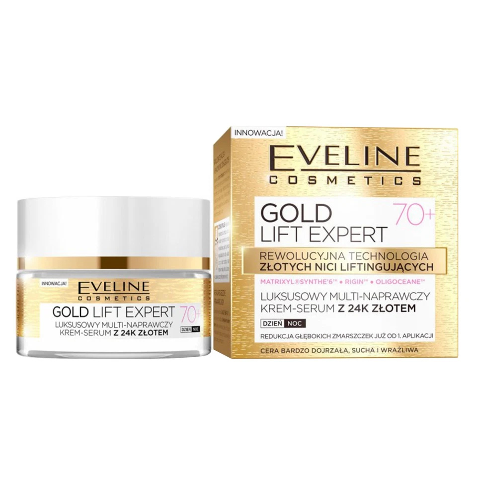 Eveline LIFT EXPERT 70+ CREME 24K GOLD Antifalten 50 ml  - Bild 1 von 1