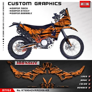 Kungfu Graphics Motorcycle Stickers Decal Kit for 690 Adventure Rally Raid EVO2 - Picture 1 of 8