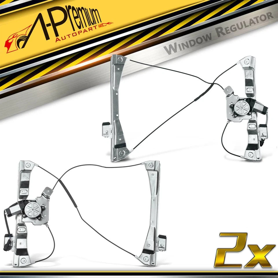 Regulador de ventana A-Premium 2 piezas con motor delantero para Chevrolet Cobalt Pontiac G5 Foto 1 de 4