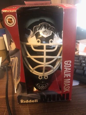 Vintage 90s NHL Riddell Los Angeles Kings Mini Goalie Goaltender Mask Helmet #27 - Image 1 of 4