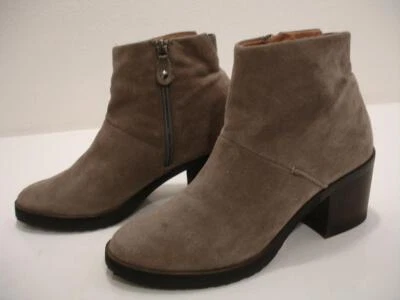 Botines para mujer talla 7 M Gentle Souls de Kenneth Cole Blane gris gamuza cuero Foto 1 de 4