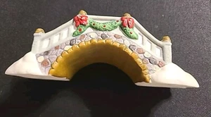 6" Weihnachtsdorf Backstein Fußgängerbrücke - funktioniert mit Lemax, Abt. 56, St. Charles, usw. - Bild 1 von 4