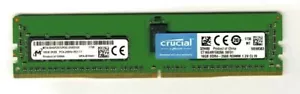 Crucial 16 GB DDR4 2666 MHz PC4-21300 CT16G4RFD8266 1.2V RDIMM REG. ECC - Imagen 1 de 1