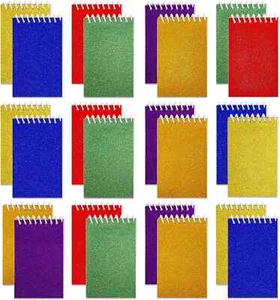 Mini Prism Spiral Notepads - (Bulk Pack of 24 ) Small Pocket Mini Notebooks - Picture 1 of 5
