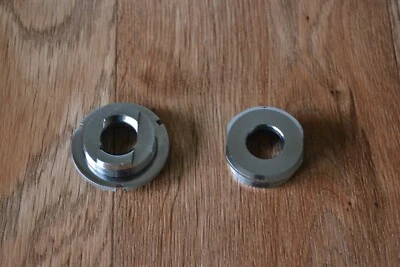 Vintage Chromed Steel 68mm BSA English Threaded 1.37 x 24TPI Bottom Bracket Cups - Image 1 of 4