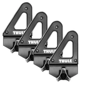 New Thule 503 Load Stop 4 Square Roof Bars Accessories Steel Travel - Picture 1 of 4