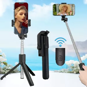 26" Phone Tripod, Selfie Stick Tripod for iPhone with 360° Rotating - Picture 1 of 12