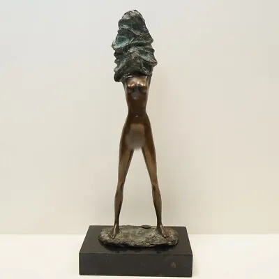 Estatua Desnudo Sexy Fijar Art Deco Estilo Art Nouveau Estilo Bronce Firmado • 203.56€