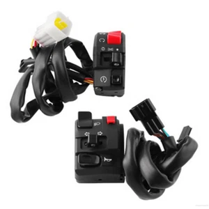 Motorcycle Handlebar Controller Switch On Off Turn Signal Headlight Horn Button - Picture 1 of 13