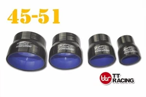 4 Ply Silicone Straight Reducer Turbo Hose BOV 45mm - 51mm 1-3/4" 1.75" to 2"+ - Picture 1 of 8