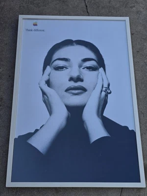 Rare genuine Apple 'Think Different.' Poster – Maria Callas (1998) – MINT - Image 1 of 3