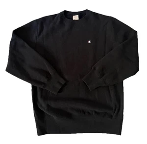 Vintage Champion Reverse Weave Warm Up Size XXL Black Sweatshirt - Picture 1 of 10