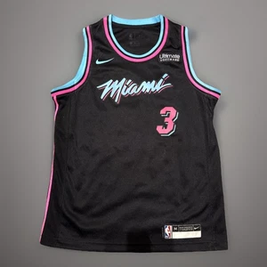 Nike NBA Dwyane Wade Miami Heat Pink & Black Vice Swingman Jersey MEDIUM - Picture 1 of 17