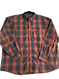 NUEVO CON ETIQUETAS AG-GEAR Hombres Empacadora de heno LS Camisa Talla 3X Ladrillo a cuadros UPF 30 Ropa de trabajo Rancher - Imagen 1 de 12