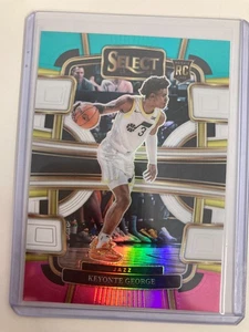 PANINI SELECT BASKETBALL 2023 KEYONTE GEORGE UTAH JAZZ TEAL PINK PRIZM 12/49 RC. - Picture 1 of 2