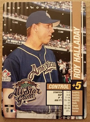Roy Halladay Toronto Blue Jays 2002 MLB Showdown All-Star Game #009 - HOF 2019 - Image 1 of 2
