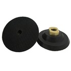 3 Inch Flexible Back Up Pad 5/8-11 Brass Thread - Pack of 2