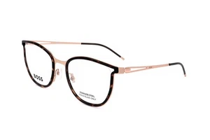 Hugo Boss BOSS 1393 06J GOLD HAVANA 53/20/140 WOMAN Eyewear Frame - Picture 1 of 3