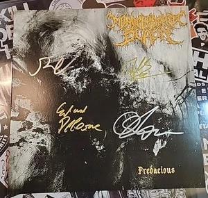 Predacious by MONOCHROMATIC BLACK signed handsigniert Gold Marble Vinyl LP - Bild 1 von 3