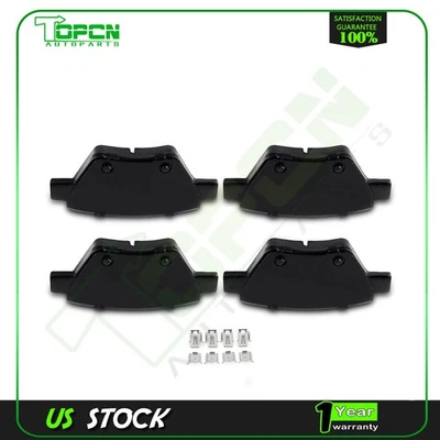 Pastilhas de freio traseiras de cerâmica para 2012 - 2013 Volkswagen Beetle Premium 4 peças - Imagem 1 de 4