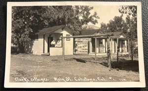 RPPC Clark's Cottages Main Street Calistoga California - Picture 1 of 3
