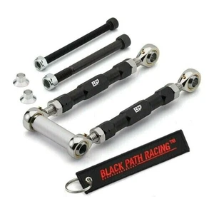 Black Billet Adjustable Rear Lowering Link Kit Fits 2006-2010 Suzuki GSXR 600 - Picture 1 of 4