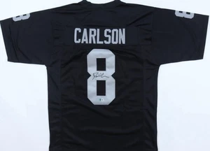 Daniel Carlson Signed Las Vegas Raiders Custom On Field Style Jersey Beckett COA - Picture 1 of 3