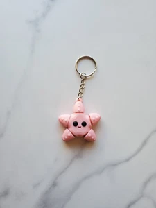 Starfish Flexible 3D Printed Keychain | Includes Metal Keyring - Picture 1 of 5