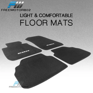 06-11 E90 Logo 3 Series Sedan Floor Mats Front Rear Nylon Carpet 4PC FOR: (BMW) - Picture 1 of 6